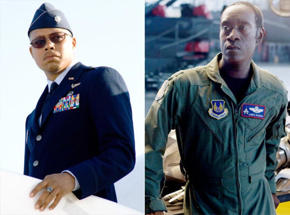 Terrence Howard and Don Cheadle played James Rhodes / War Machine in Iron Man and Iron Man 2/3 respectively.